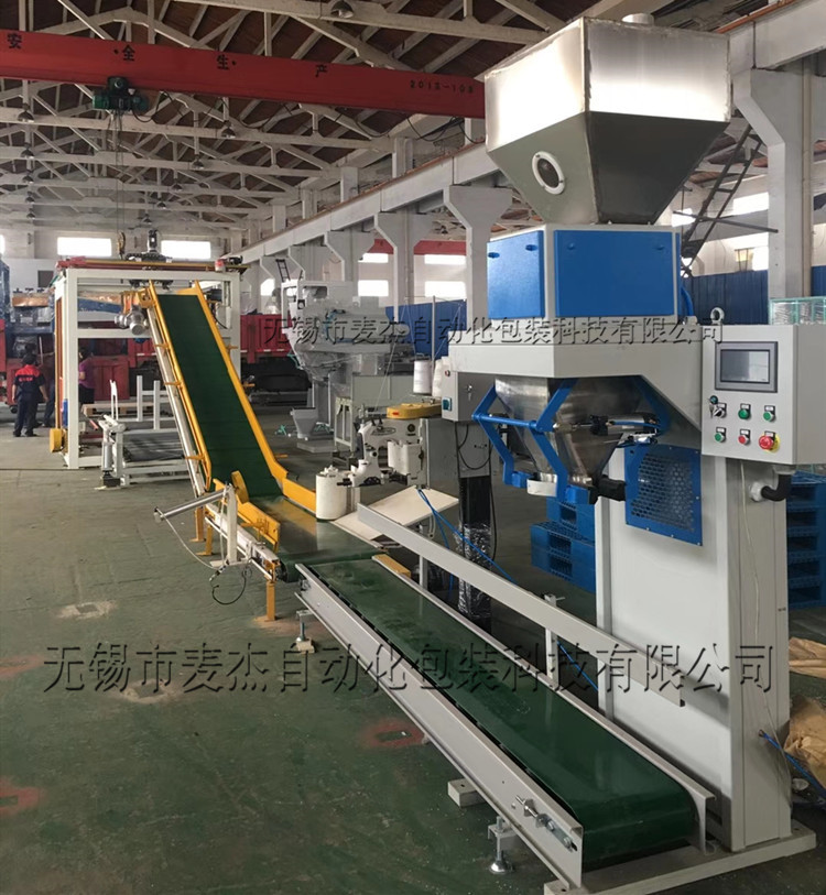 半自動顆粒配高位碼垛機(jī) 半自動顆粒配高位碼垛機(jī)